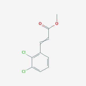 molecular formula C10H8Cl2O2 B15060542 Methyl 3-(2,3-dichlorophenyl)prop-2-enoate 