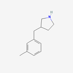 molecular formula C12H17N B1506068 3-(3-Methylbenzyl)pyrrolidine 