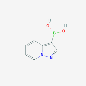 molecular formula C7H7BN2O2 B1506082 Pyrazolo[1,5-A]pyridin-3-ylboronic acid CAS No. 1238337-01-3
