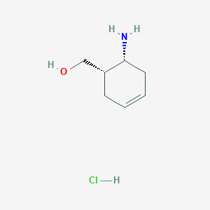 molecular formula C7H14ClNO B1506086 cis-(6-Amino-cyclohex-3-enyl)-methanol 