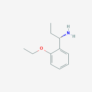 molecular formula C11H17NO B15060956 (S)-1-(2-Ethoxyphenyl)propan-1-amine 