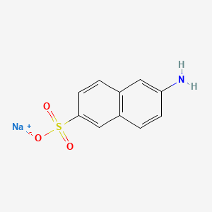 molecular formula C10H8NNaO3S B15061026 Sodium 6-aminonaphthalene-2-sulfonate CAS No. 58306-86-8