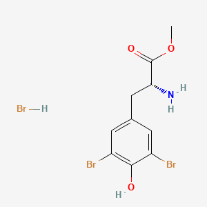 molecular formula C10H12Br3NO3 B15061075 Methyl (R)-2-amino-3-(3,5-dibromo-4-hydroxyphenyl)propanoate hydrobromide 