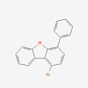 molecular formula C18H11BrO B15061132 1-Bromo-4-phenyldibenzofuran 