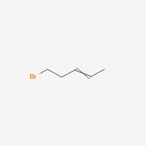 molecular formula C5H9Br B15061157 1-Bromo-3-pentene 