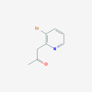molecular formula C8H8BrNO B15061173 1-(3-Bromopyridin-2-yl)propan-2-one 