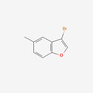 molecular formula C9H7BrO B15061190 3-Bromo-5-methyl-1-benzofuran 