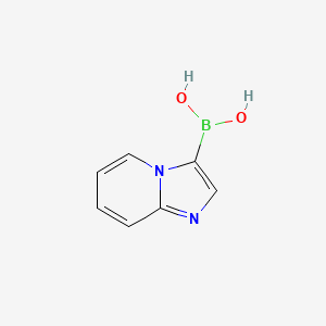 molecular formula C7H7BN2O2 B1506121 Imidazo[1,2-A]pyridin-3-ylboronic acid CAS No. 1238337-02-4