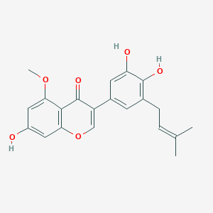 molecular formula C21H20O6 B150613 Glisoflavone CAS No. 125709-32-2