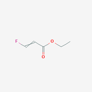 molecular formula C5H7FO2 B15061387 Ethyl 3-fluoroprop-2-enoate 