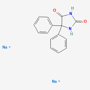 molecular formula C15H12N2Na2O2+2 B15061413 disodium;5,5-diphenylimidazolidine-2,4-dione 