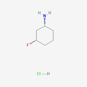 molecular formula C6H13ClFN B15061534 cis-3-Fluorocyclohexan-1-amine hydrochloride 