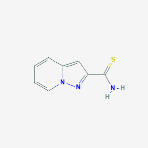 B1506162 Pyrazolo[1,5-a]pyridine-2-carbothioamide CAS No. 885275-04-7