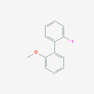 molecular formula C13H11IO B15061707 1,1'-Biphenyl, 2-iodo-2'-methoxy- 