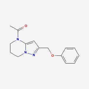 molecular formula C15H17N3O2 B15061778 a]pyrimidin-4(5H)-yl)ethanone 