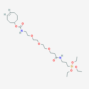 molecular formula C27H52N2O9Si B15061906 TCO-PEG3-amide-C3-triethoxysilane 