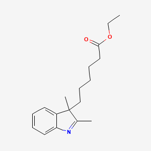 molecular formula C18H25NO2 B15061930 ethyl 6-(2,3-dimethyl-3H-indol-3-yl)hexanoate 