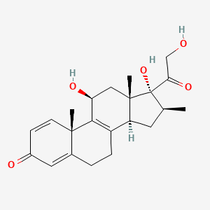 molecular formula C22H28O5 B15061935 A,17,21-Trihydroxy-16 