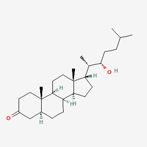 molecular formula C27H46O2 B15061963 A,22S)-22-Hydroxycholestan-3-one 