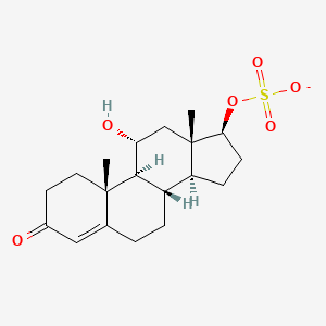 molecular formula C19H27O6S- B15061990 A-Hydroxytestosterone 17-Sulphate 