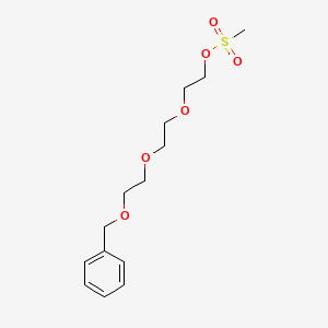 molecular formula C14H22O6S B15061991 Benzyl-PEG3-MS 