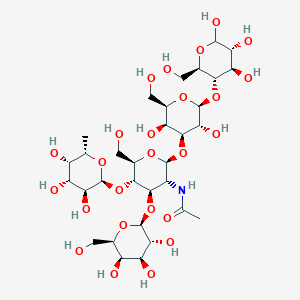 molecular formula C32H55NO25 B15062001 Lewis a pentasaccharide 