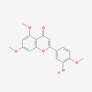 molecular formula C18H16O6 B15062009 3'-Hydroxy-5,7,4'-trimethoxyflavone 