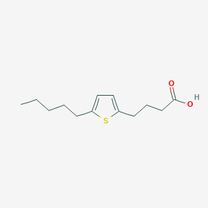 molecular formula C13H20O2S B15062030 4-(5-Pentylthiophen-2-yl)butanoic acid 