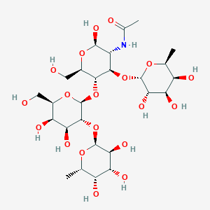 molecular formula C26H45NO19 B15062212 Lewis y Tetrasaccharide 