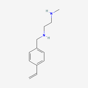molecular formula C12H18N2 B1506229 N~1~-[(4-Ethenylphenyl)methyl]-N~2~-methylethane-1,2-diamine CAS No. 1255640-65-3