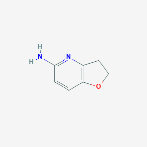 molecular formula C7H8N2O B1506237 2,3-Dihydrofuro[3,2-b]pyridin-5-amine 
