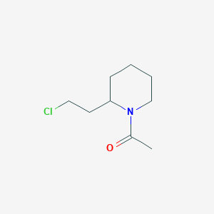 molecular formula C9H16ClNO B150624 1-Acetyl-2-(2-chloroethyl)piperidine CAS No. 134277-62-6