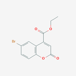 molecular formula C12H9BrO4 B15062406 Ethyl 6-bromo-2-oxo-2H-chromene-4-carboxylate 