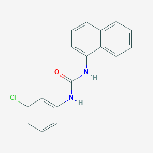 molecular formula C17H13ClN2O B15062456 1-(3-Chlorophenyl)-3-(naphthalen-1-yl)urea CAS No. 13256-87-6