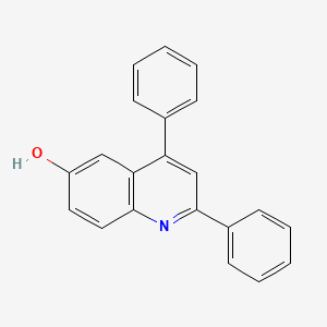 molecular formula C21H15NO B15062485 2,4-Diphenylquinolin-6-ol CAS No. 5855-62-9