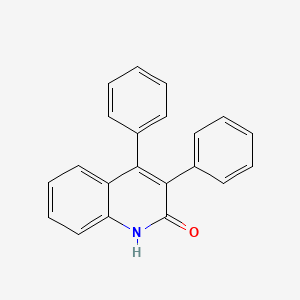 molecular formula C21H15NO B15062556 3,4-Diphenyl-2(1H)-quinolinone CAS No. 37118-71-1