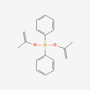 molecular formula C18H20O2Si B15062584 Diisopropenyloxydiphenylsilane 