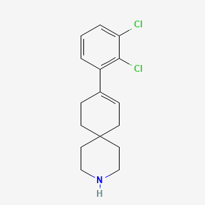 molecular formula C16H19Cl2N B15062696 9-(2,3-Dichlorophenyl)-3-azaspiro[5.5]undec-8-ene CAS No. 918651-04-4