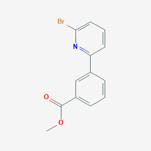 molecular formula C13H10BrNO2 B15062714 Methyl 3-(6-bromopyridin-2-yl)benzoate CAS No. 1094217-61-4