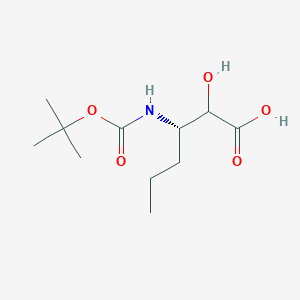 (3S)-3-[(tert-Butoxycarbonyl)amino]-2-hydroxyhexanoic acid