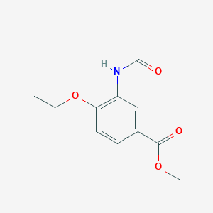 molecular formula C12H15NO4 B1506281 Methyl 3-acetamido-4-ethoxybenzoate CAS No. 1201080-20-7