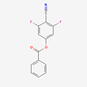 Benzonitrile, 4-(benzoyloxy)-2,6-difluoro-