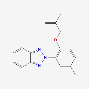 molecular formula C17H17N3O B1506294 [(2-methyl-2-propenyl)oxy]phenyl]- CAS No. 2170-60-7
