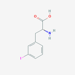 molecular formula C9H10INO2 B1506295 3-Iodo-D-Phenylalanine CAS No. 1241677-87-1