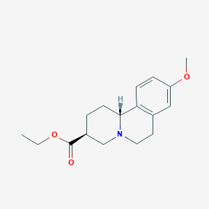 molecular formula C17H23NO3 B15062979 ethyl (3S,11bR)-9-methoxy-2,3,4,6,7,11b-hexahydro-1H-benzo[a]quinolizine-3-carboxylate 