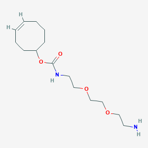 molecular formula C15H28N2O4 B15063031 TCO-PEG2-amine 