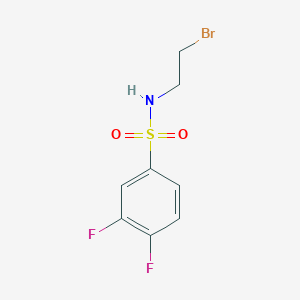 molecular formula C8H8BrF2NO2S B15063118 N-(2-Bromoethyl)-3,4-difluorobenzenesulfonamide 