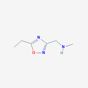 1-(5-Ethyl-1,2,4-oxadiazol-3-yl)-N-methylmethanamine