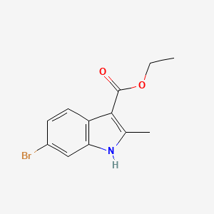 molecular formula C12H12BrNO2 B15063348 Ethyl 6-bromo-2-methyl-1H-indole-3-carboxylate 