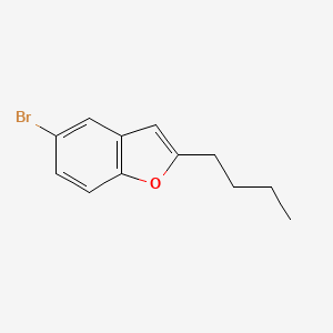 molecular formula C12H13BrO B1506361 5-Bromo-2-butylbenzofuran 